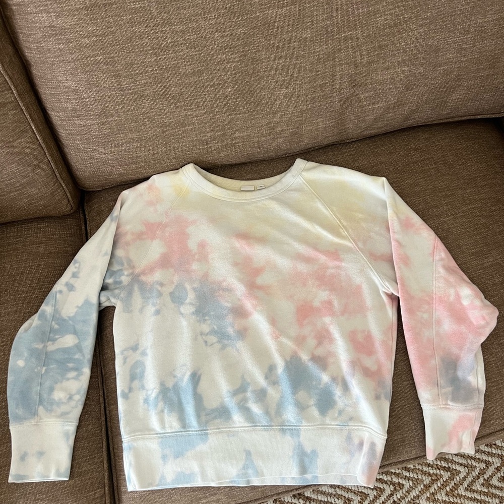 Gap Tie-Dye Sweatshirt in Pastel Colors